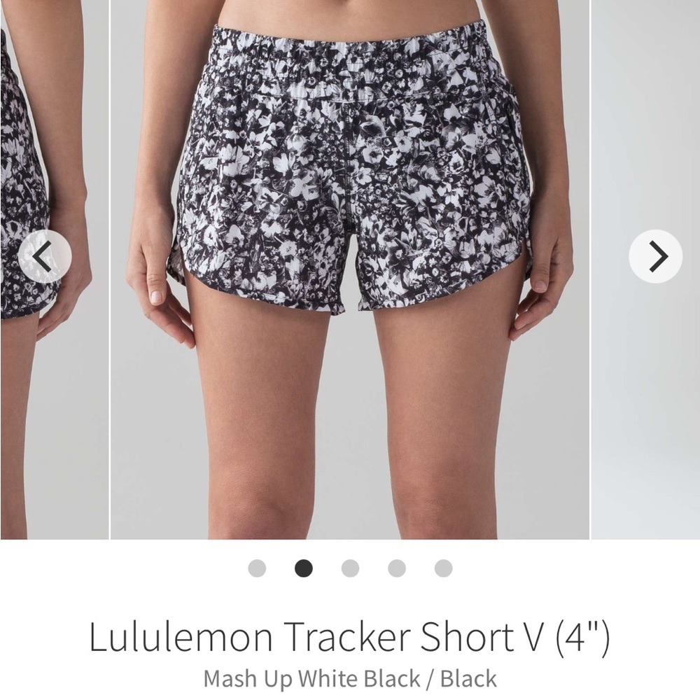 Lululemon tracker short V sz. 8 (4 inch inseam) EUC